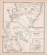 Bridgewater, Hebron, Hebron Town, Bristol Town, New Hampshire State Atlas 1892 Uncolored